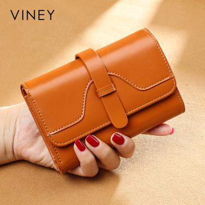 China Factory Custom Four Color Waterproof Mini Wallets For Women Fashionable Ladies Purse Leather Wallet for sale