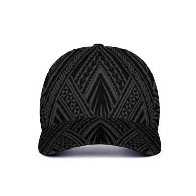 China breathable & Custom Running Polynesian Samoan Tribal Design Outdoor Sport Hat Quick-drying Summer Sun Visor Hat Waterproof for sale