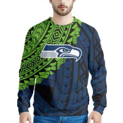 China Team Custom Men Outdoor Polynesian Samoan Tribal Print Anti-wrinkle Design NFL American Football Sweatshirts 2021 Brand New Custom Made for sale