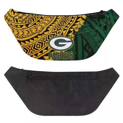 China Water Proof Hot Sales Design NFL Tribal American Polynesian Samoan Team Printing Unisex Fanny Pack For Men Women Sports Waist Bag With A for sale