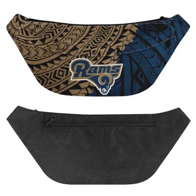 China Water Proof Design Promotional NFL American Football Team Fanny Pack Waist Bag Customize Polynesian Samoan Tribal Logo for sale