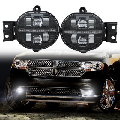 China Die-Cast Aluminum Housing For 2002-2009 Dodge Ram LED Fog Bumper Lamps / Driving Lights With White Daytime Running Lights for sale