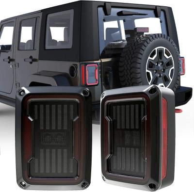 China PMMA Smoked/Clear Tail Light For Jeep JK Flush Mount Tail Lights Fit For Jeep Wrangler JK Led Brake Lights US/Europe Version for sale