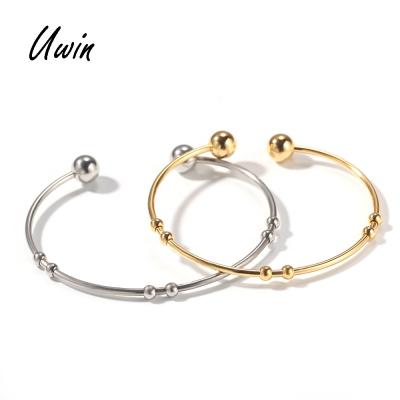 China Wholesale Luxury Hiphop Stainless Steel Women Bracelets Gold Plating RTS Hip Hop Bracelet Jewelry for sale