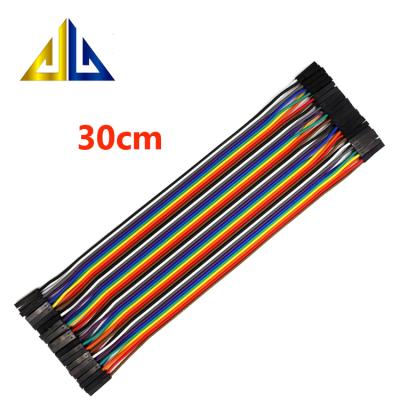 China PCB 40 Pins 30CM Female Dupont Line To Female Jumper Wire Dupont Cable Electrical Wires For ATMEGA328P for sale