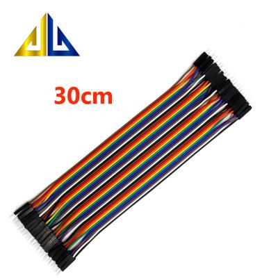 China PCB Line 30CM Dupont Male To Male 40 Pins Jumper Wire Dupont Cable Electrical Cable For DIY Kit for sale