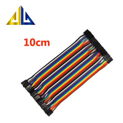 China PCB 40 Pin Jumper Wire Dupont Line 10CM Female to Dupont Female Cable Electrical Wires for ATMEGA328P for sale