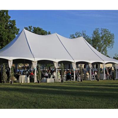 China Large width 12m 15m 18m waterproof/fireproof/Wind-resistant freeform pole tent for outdoor party event for sale