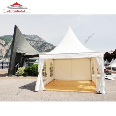 China Aluminum alloy 3*3M outside hot sale high quality good price pagoda tent can customized colors and sizes for sale