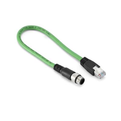 China Outdoor cat6 industrial automation industrial camera flexible GigE ethernet cable with RJ45 8P8C connector for sale