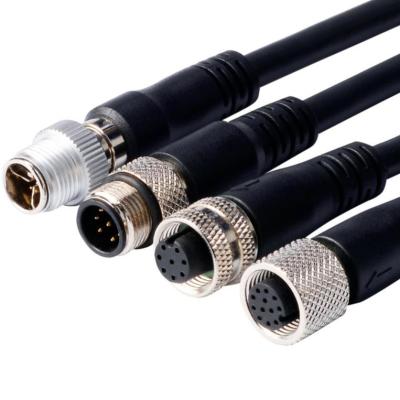 China Industrial Automation IP67 Industrial Ethernet Cable M12 X Coded To RJ45 Data Transmission Cable for sale