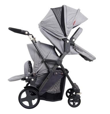 China 2021 Eco-friendly Certified Baby Carriers Stroller Folding Twin Baby Strollers for sale