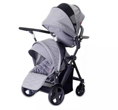 China Eco-friendly Certified Twin Stroller 2021 Baby Twin Stroller Double Stroller Reversible Seat for sale