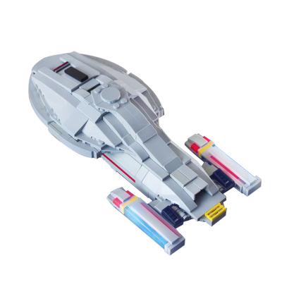 China DIY Building Brick Starship Model Building Blocks Assembly Bricks Technic Children Educational DIY Toys Boy Birthday Gifts for sale