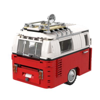 China DIY Building Brick MOC Vehicle 10221 10221 Tail Caravan Building Blocks Set Assemble Car Bricks Toys For Children Kids Gifts for sale