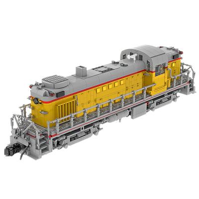 China Pacific Alco RS-2 Model Building Blocks Bricks Railway Train Toys (1:38) DIY Building Brick Train Station MOC High Technology Unions For Children for sale