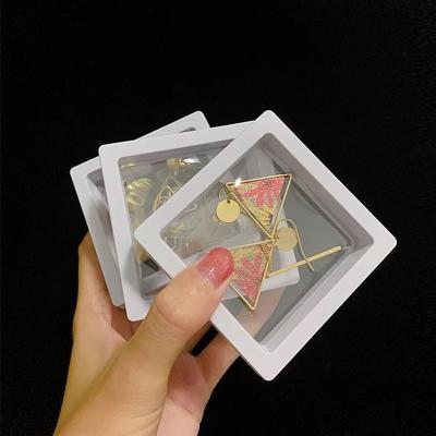 China OEM+ODM+Wholesale Jewelry Boxes Factory Clear Packaging Box Custom Jewelry Box 5*5cm Ring OEM Printing Logo Fashion Jewelry Vendors for sale