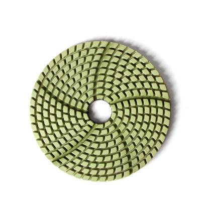 China Polishing Diamond Polishing Pad Flexible Grinding Discs For Granite Quartz Artificial Stone Concrete Marble 100mm Polish Wheel for sale