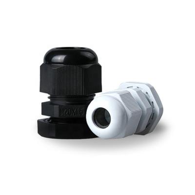 China High Quality IP68 Waterproof Joint Rope Firmly M20 Plastic Cable Gland Socket Joint Part For Lighting Fixture for sale