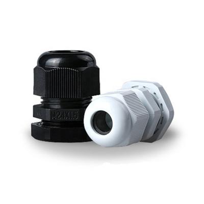 China Sealing Part Plug Firmly Cable M24 CE IP68 Waterproof Metric Nylon Thread M24 Plastic Cable Gland for sale