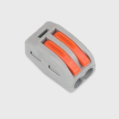 China Wire Mini Quick Fast Wire Connecting Clip Connector Led Lighting Connector Wire Flattening Conductor Terminal Block for sale