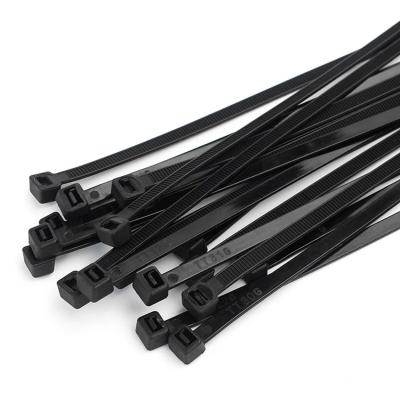 China 100pcs 12 Inch Self Locking Nylon Zip Tie 6 8 Zip Ties In Black And White Colors for sale