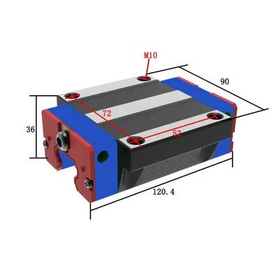 China High Precision Machine HGW30HA HGW15 HGW20 HGW25 HGW30 Heavy Rail Slide Guide Carriage CNC 3D Print for sale