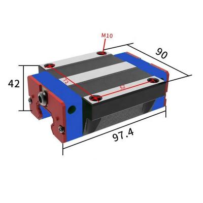 China High precision machine HGW30CA KGT linear guide HGR15 HGR20 HGR25 HGR30 HGR35 HGR45 block 100mm to 4000mm rail carriage cnc part 3d printer component for sale