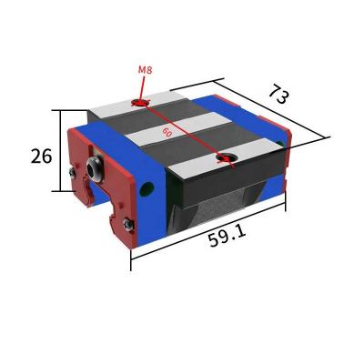 China Factory supply high precision EGW25SA machine factory supply good quality EGW25 linear guide rail with slide block for sale