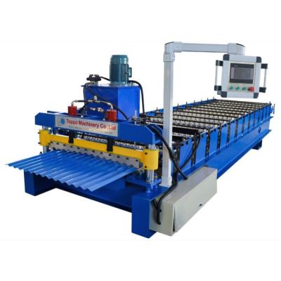 China Production High Speed ​​Corrugated Sheet Panel Cold Roll Forming Machine for sale