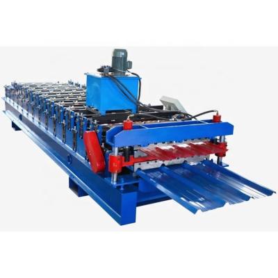 China Automatic / Manual Advanced Double Layer Panel Wall Roof Metal Roll Forming Machine for sale