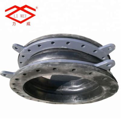 China Air Flanged Connection Large Diameter Vulcanized Rubber Expansion Joint for sale