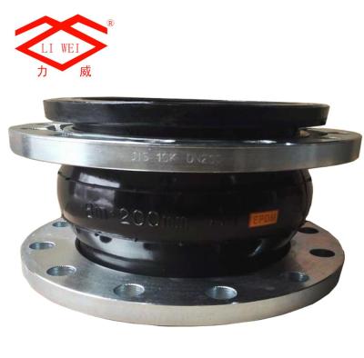 China Ideal DN200 8inch Air Solution Tubing Rubber Compensators With Rotary Flanges for sale