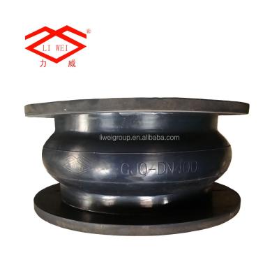 China DN400 Cooling Water ANSI Flange Silicon Compensator Rubber Gasket In Dubai for sale