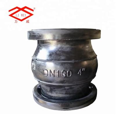 China DN100 4inch JIS Chemistry Single Flange Arch Rubber Bellows Expansion Joint for sale