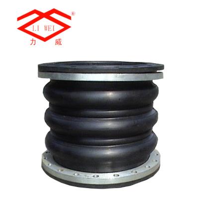 China Wide Ball Air Three Ball Arch Flexible Water Pipeline Rubber Expansion Joint for sale