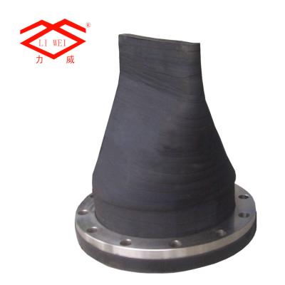 China General Rubber Flange Sewage Wooden Check Valve for sale