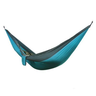 China Nylon Nested Hammock Camping Rise Backpacking Portable Travel Parachute Multifunctional Lightest Softest Garden Convenient Double for sale