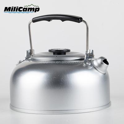 China Sustainable 1L Aluminum Camping Kettle Small Teapot Canteen Custom Water Bottles for sale