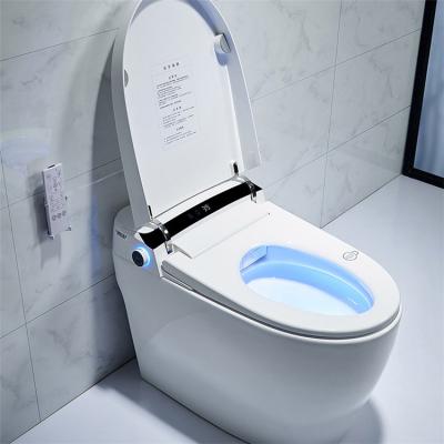 China New style luxury automatic operation wifi remote cabinet vortex flush smart siphonic smart toilet for bathroom for sale