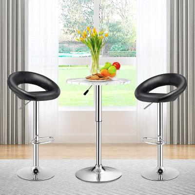 China Best selling cheap modern bar furniture PU high barstool leather convertible for sale