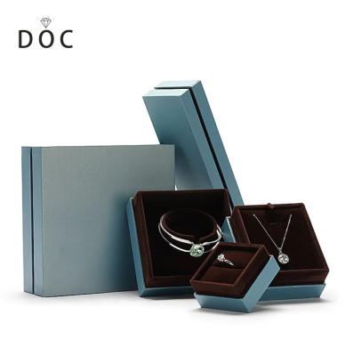 China OEM+ODM+Wholesale Cheap Price Jewelry Box Paper Insert Boxes With Ribbon For Gift Packaging Plastic Jewelry Box With Customized Logo for sale