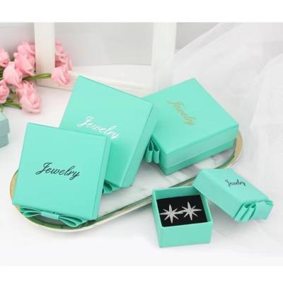 China Wholesale Custom Blue OEM+ODM+Wholesale Jewelry Display Box Gift Boxes Jewelry Store Boxes for sale