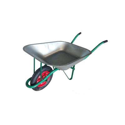 China 130KG Multi Purpose Load 65L Garden Heavy Duty Construction Multi Purpose Wheelbarrow for sale