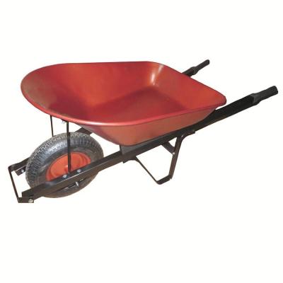 China Multi purpose load 150KG handle wooden garden tools and uses hot sale agricultural wheelbarrow WB5400G for sale