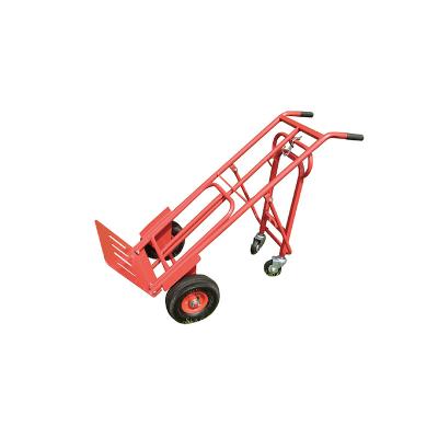 China 250KG Storage Load Heavy Duty Steel Frame Warehouse Platform Handtruck for sale