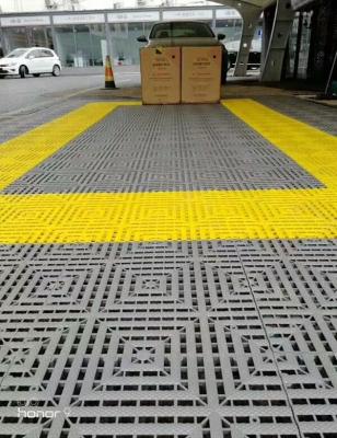 China Modular Plastic Car Washer Interlocking Tiles for sale