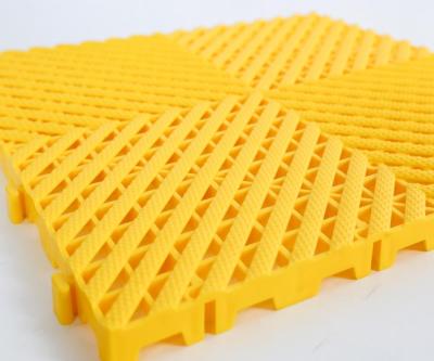 China Car Wash Garage Modular Plastic Interlocking Tiles for sale