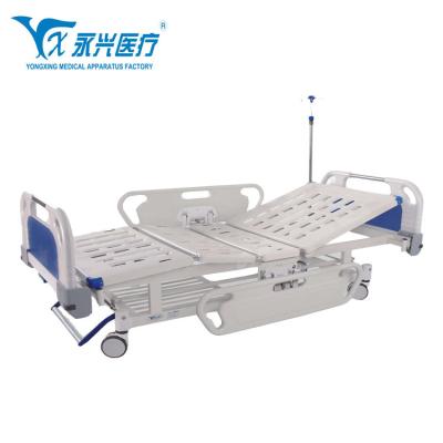 China Yongxing A04-011 manual hospital nursing bed cheap price widened manual home nursing hospital beds for sale for sale