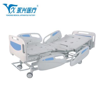 China Yongxing A04-005 Low Price Hospital Bed Cheap Size Adjustable Manual Hospital Care Medical Bed for sale